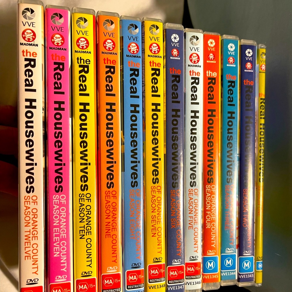 Bravo Tv Real housewives of Orange County dvd collection 1-12 limited edition.